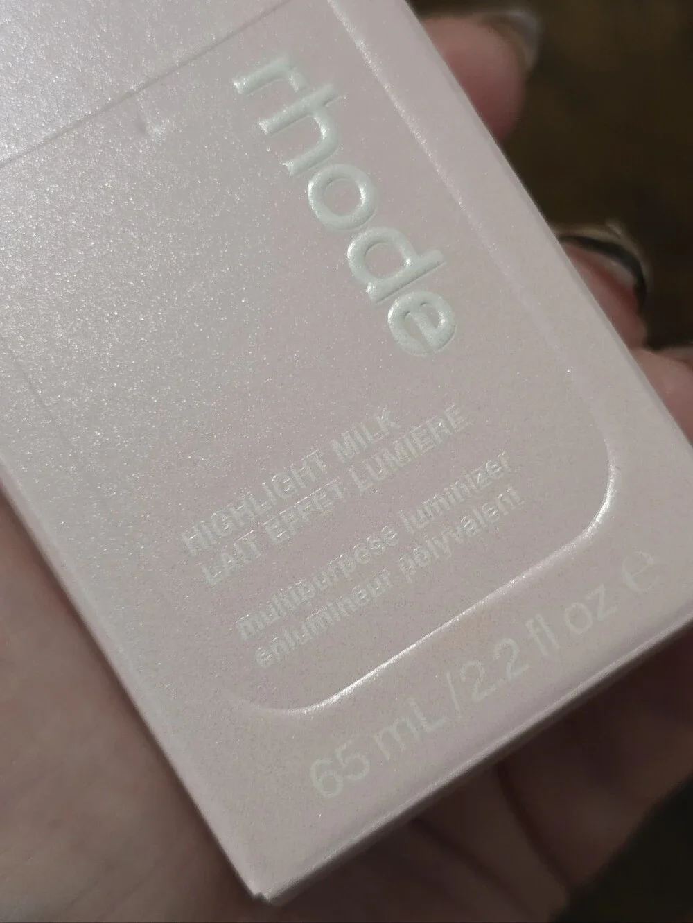 Rhode Highlighting Milk w/stickers and packaging